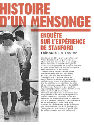 cover image of Histoire d'un mensonge